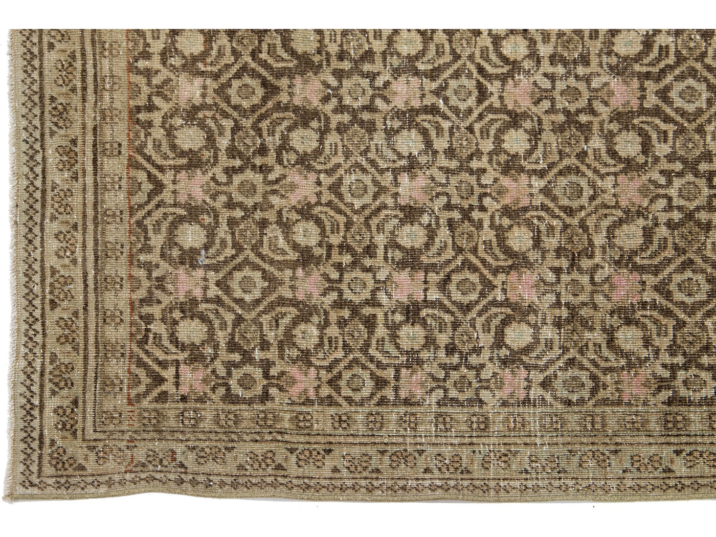 Antique Malayer Wool Runner 3 X 13