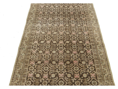 Antique Malayer Wool Runner 3 X 13