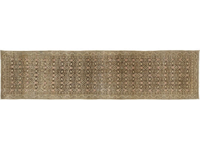 Antique Malayer Wool Runner 3 X 13