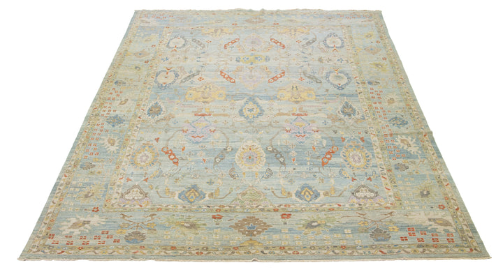 Modern Sultanabad Wool Rug 13 X 17