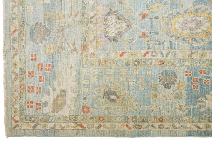 Modern Sultanabad Wool Rug 13 X 17