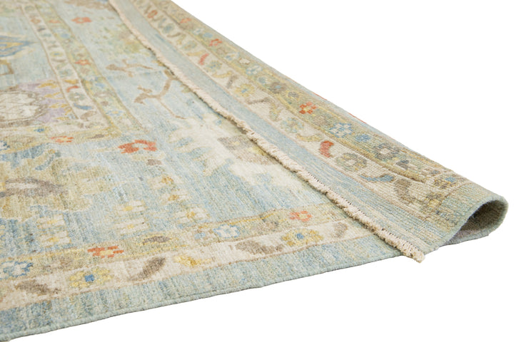 Modern Sultanabad Wool Rug 13 X 17