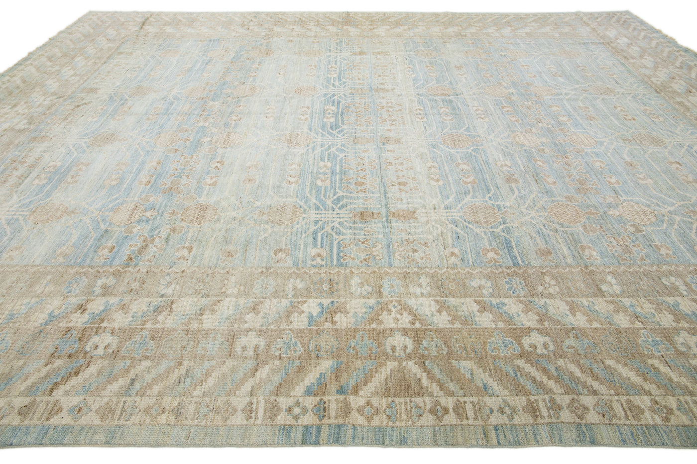 Modern Khotan Wool Rug 13 X 16