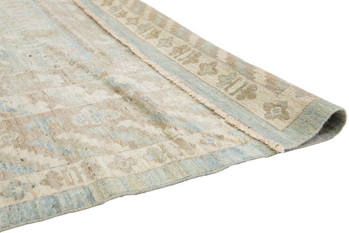 Modern Khotan Wool Rug 13 X 16