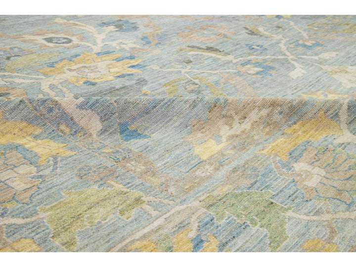 Modern Sultanabad Wool Rug 12 X 15