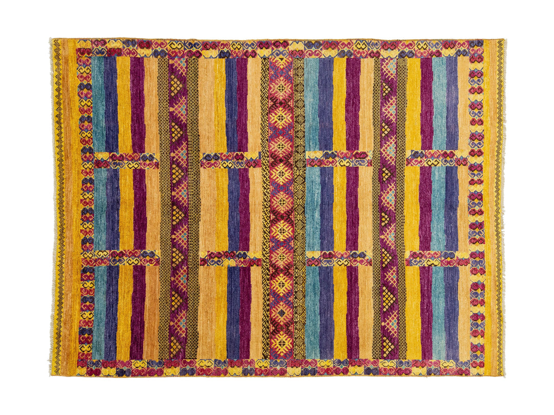 Modern Moroccan Wool Rug 9 X 12