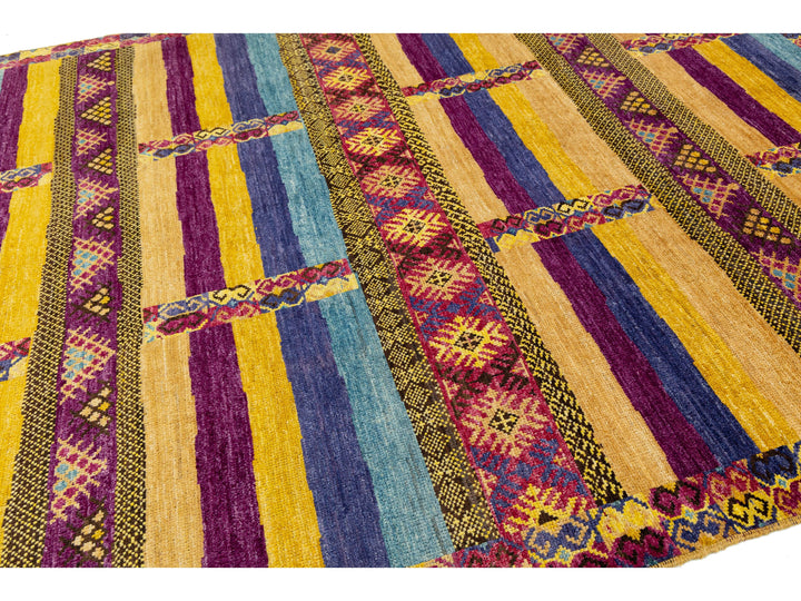 Modern Moroccan Wool Rug 9 X 12