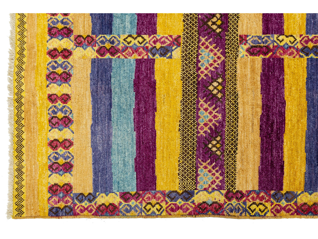 Modern Moroccan Wool Rug 9 X 12