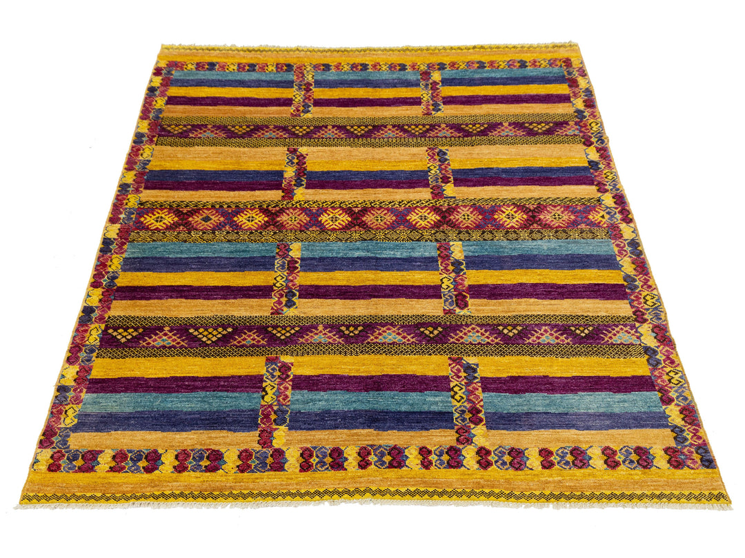 Modern Moroccan Wool Rug 9 X 12