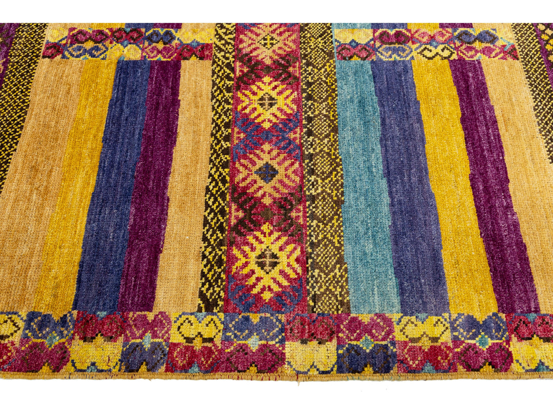 Modern Moroccan Wool Rug 9 X 12