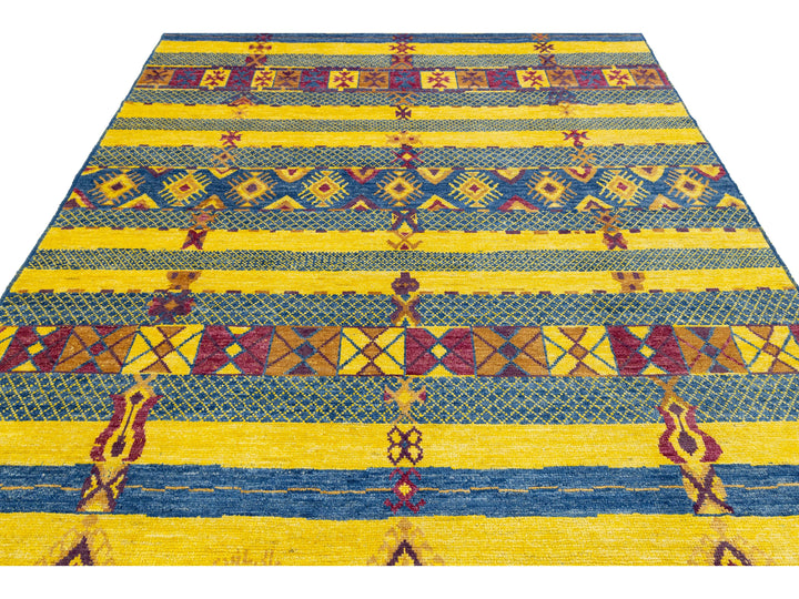 Modern Moroccan Wool Rug 8 X 10