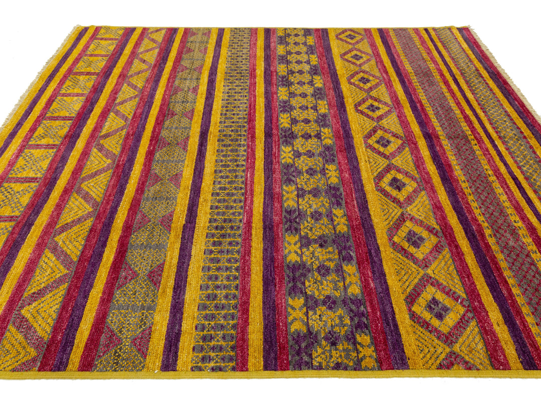 Modern Moroccan Wool Rug 8 X 10
