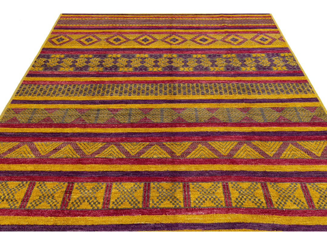 Modern Moroccan Wool Rug 8 X 10