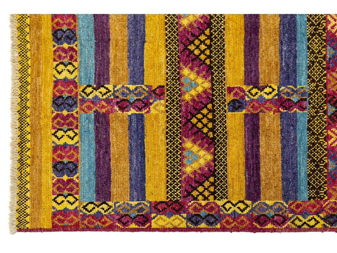 Modern Moroccan Wool Rug 6 X 9