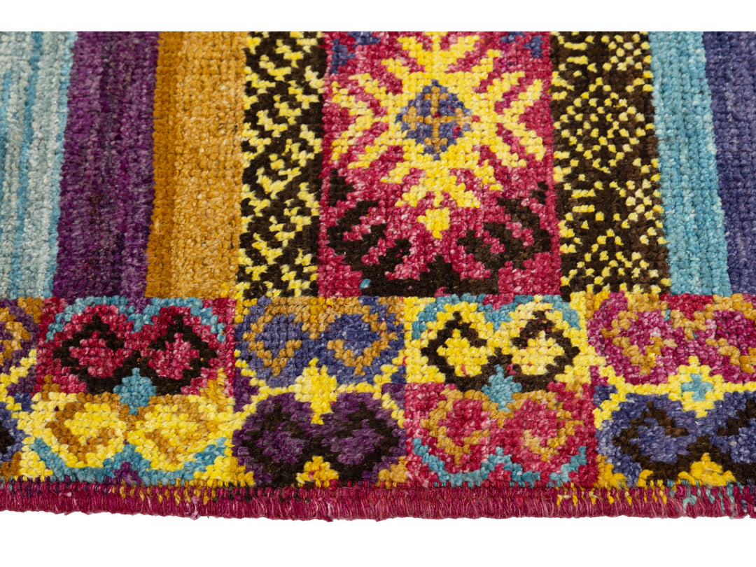 Modern Moroccan Wool Rug 6 X 9