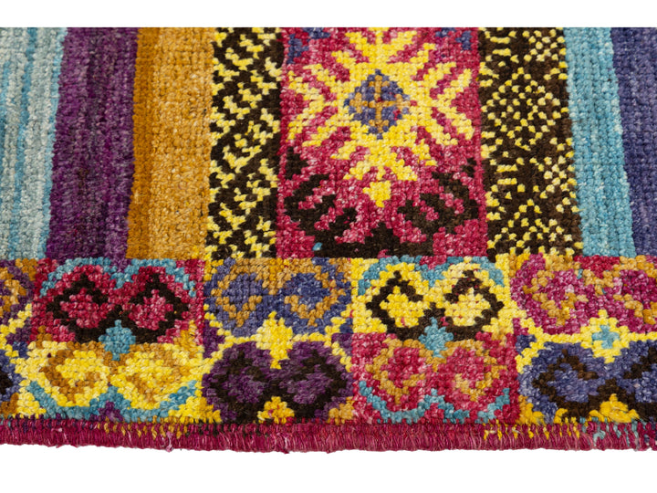 Modern Moroccan Wool Rug 6 X 9