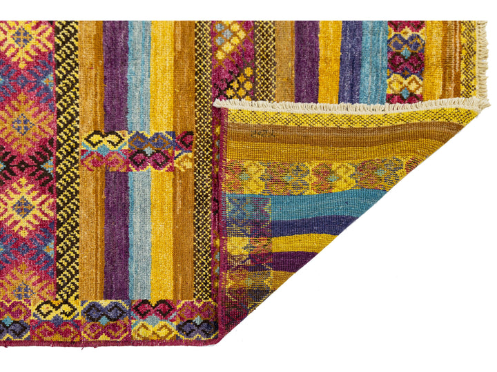 Modern Moroccan Wool Rug 6 X 9