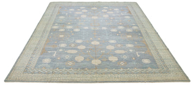 Modern Khotan Wool Rug 16 X 23