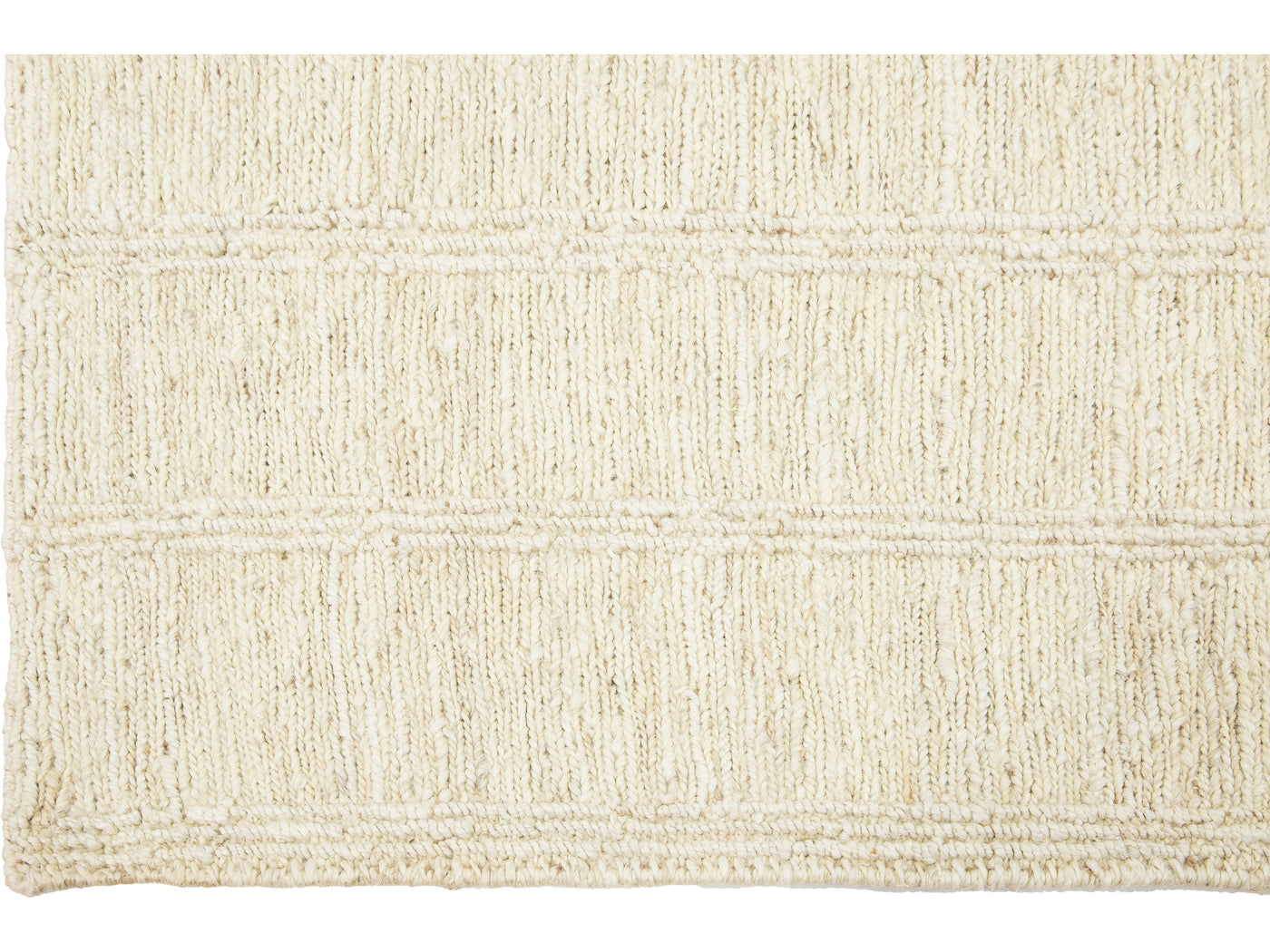 Modern Soumak Natural Jute Rug 5 X 8