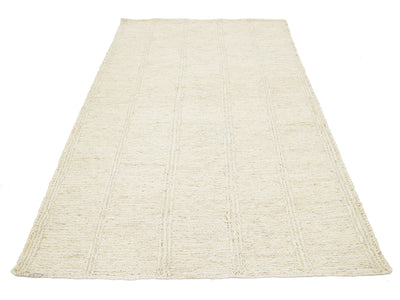 Modern Soumak Natural Jute Rug 5 X 8