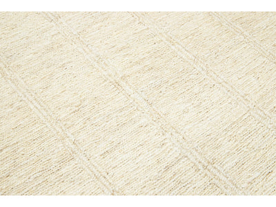 Modern Soumak Natural Jute Rug 5 X 8