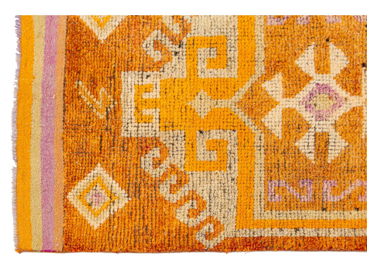 Vintage Turkish Wool Runner Rug 3 X 12