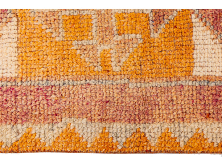 Vintage Turkish Wool Runner Rug 3 X 10