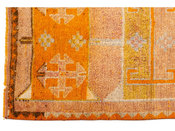 Vintage Turkish Wool Runner Rug 3 X 10