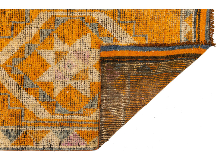 Vintage Turkish Wool Rug 3 X 13