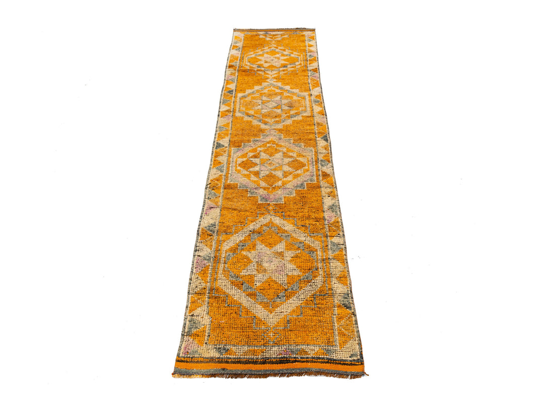 Vintage Turkish Wool Rug 3 X 13