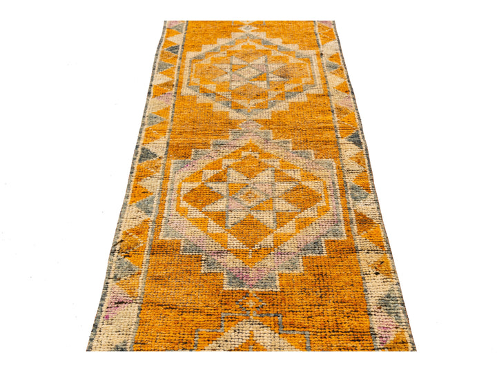 Vintage Turkish Wool Rug 3 X 13