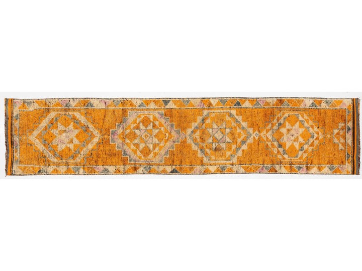 Vintage Turkish Wool Rug 3 X 13