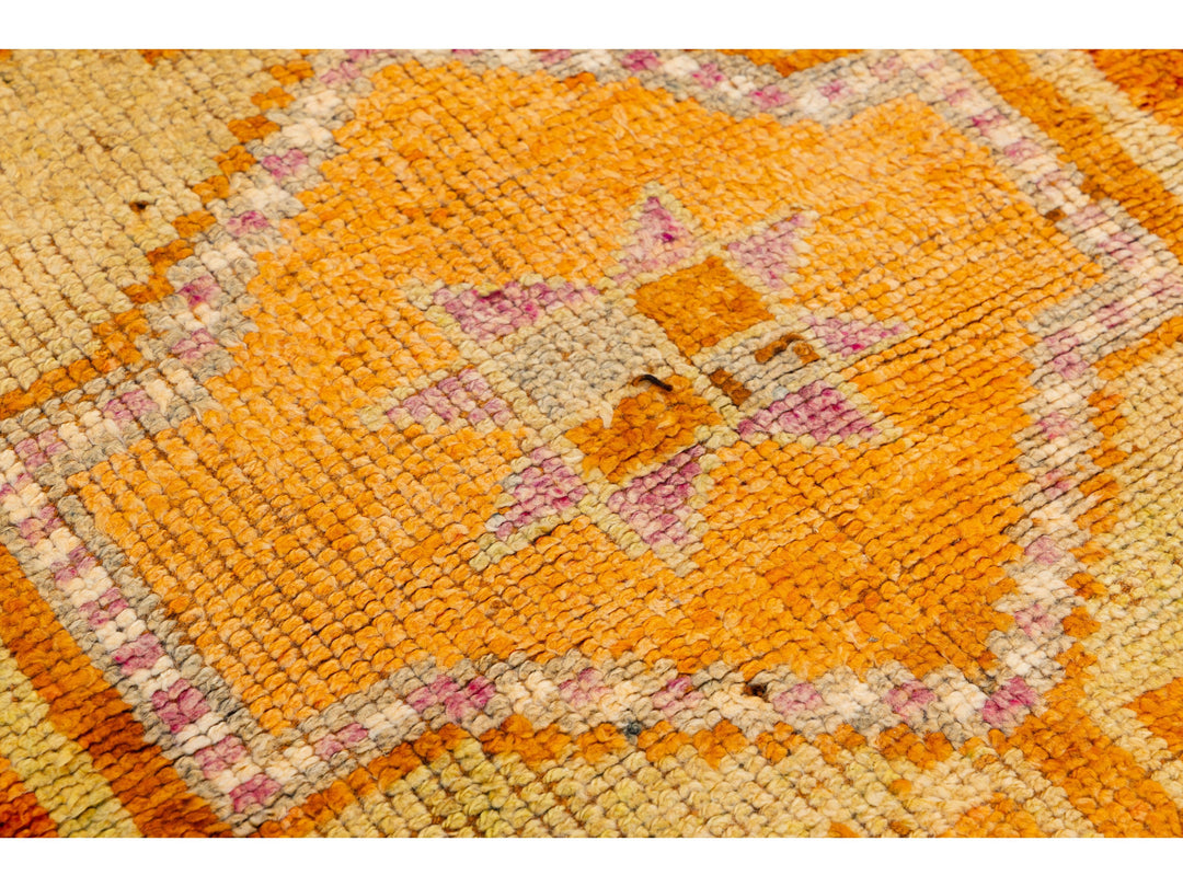 Vintage Turkish Wool Runner Rug 3 X 11