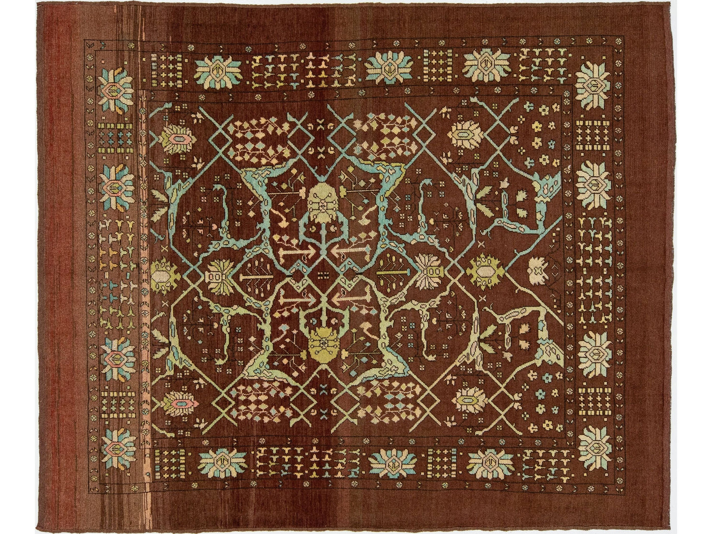 Modern Revival Wool Rug 8 X 9