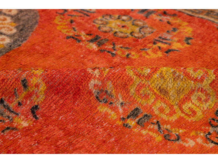 Antique Samarkand Wool Rug 4 X 8