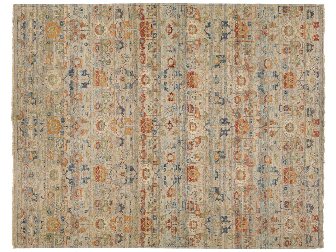 Modern Agra Wool Rug 13 X 16