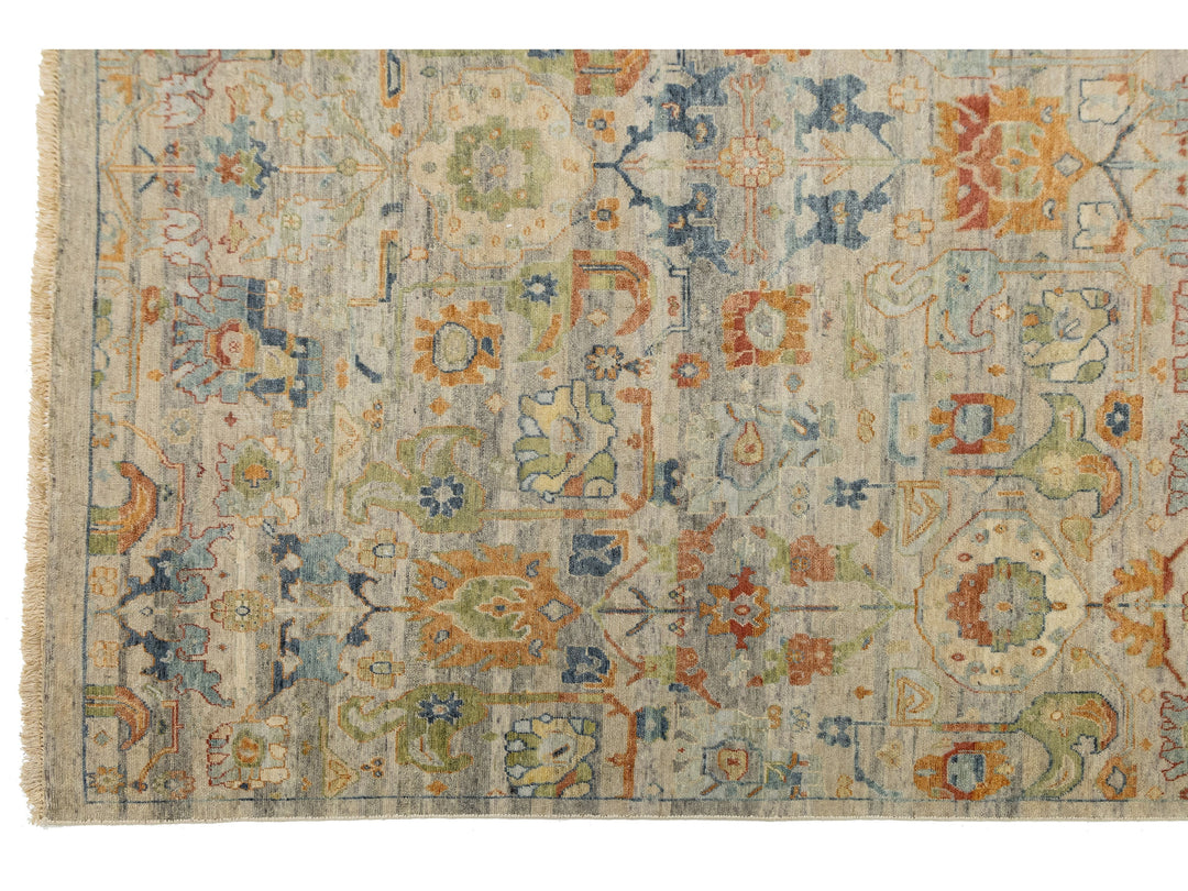 Modern Agra Wool Rug 13 X 16