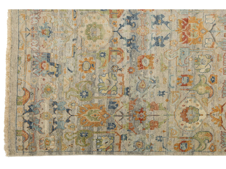 Modern Agra Wool Rug 13 X 16