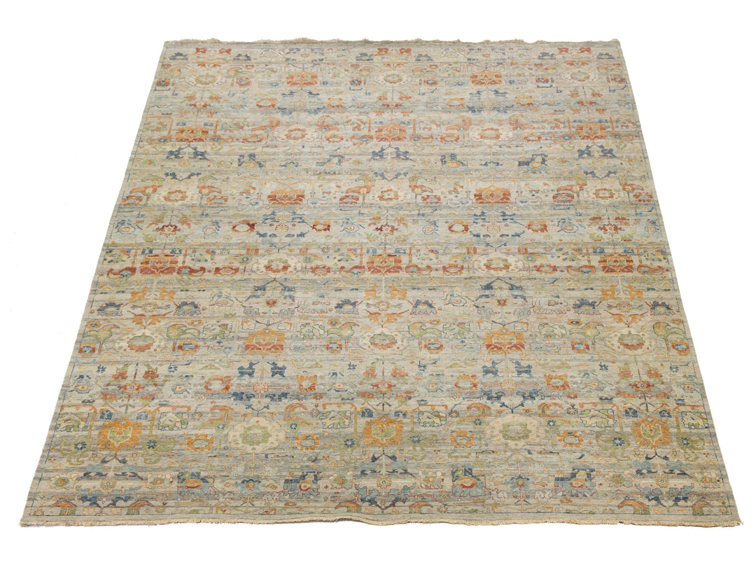 Modern Agra Wool Rug 13 X 16