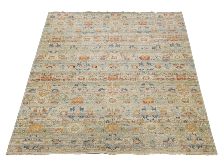 Modern Agra Wool Rug 13 X 16