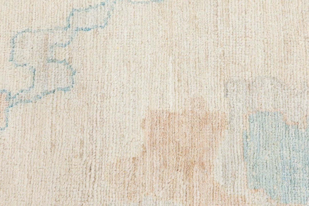 Modern Oushak Wool Rug 12 X 17