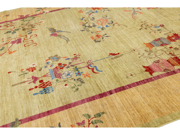 Modern Art Deco Chinese Rug 9 X 12