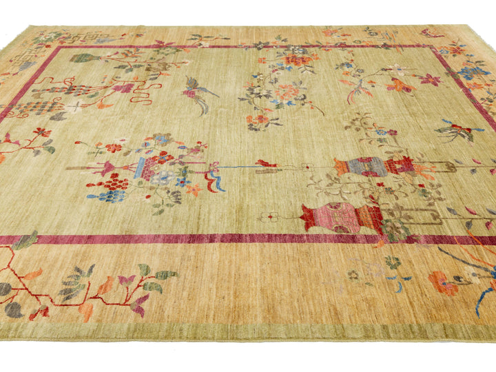 Modern Art Deco Chinese Rug 9 X 12
