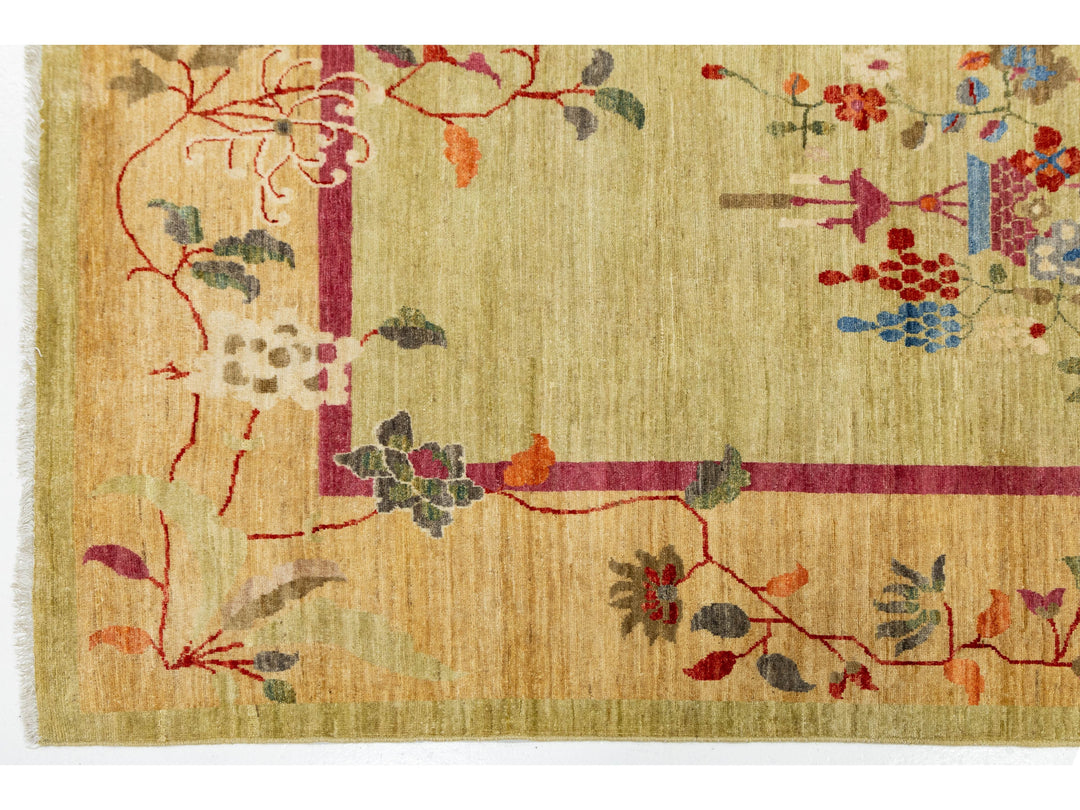 Modern Art Deco Chinese Rug 9 X 12