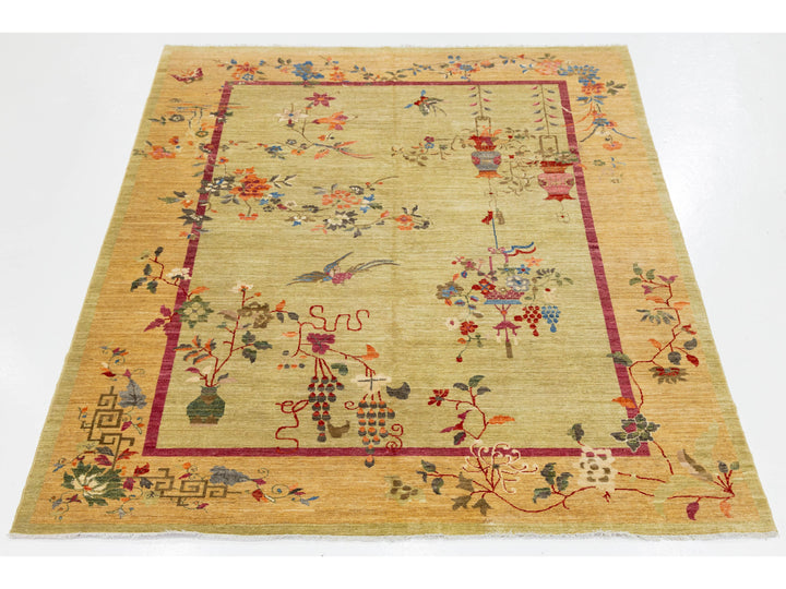 Modern Art Deco Chinese Rug 9 X 12
