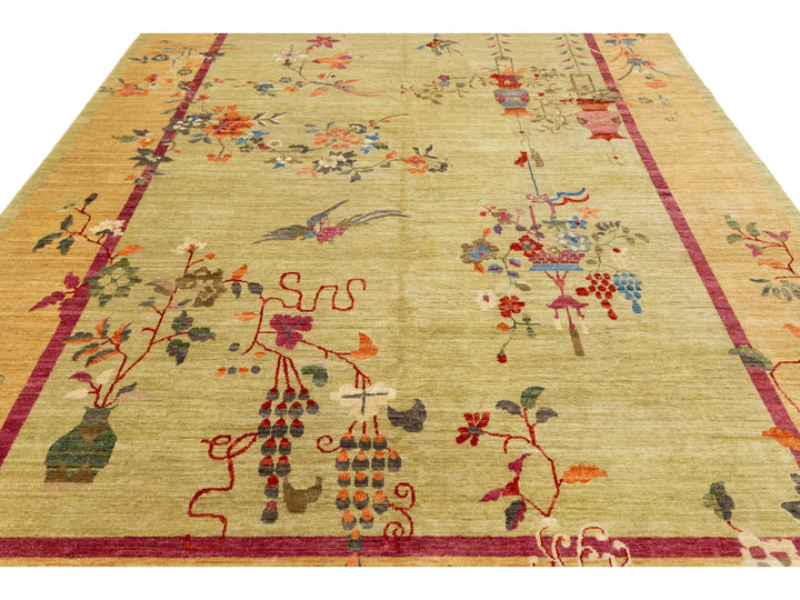 Modern Art Deco Chinese Rug 9 X 12