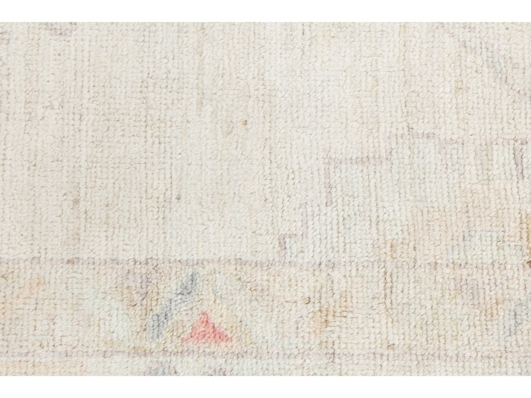 Modern Oushak Wool Rug 10 X 14