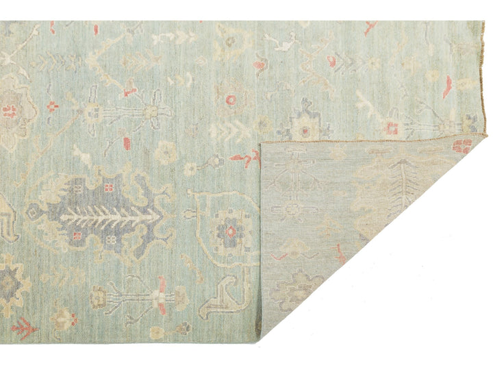 Modern Oushak Wool Rug 8 X 10