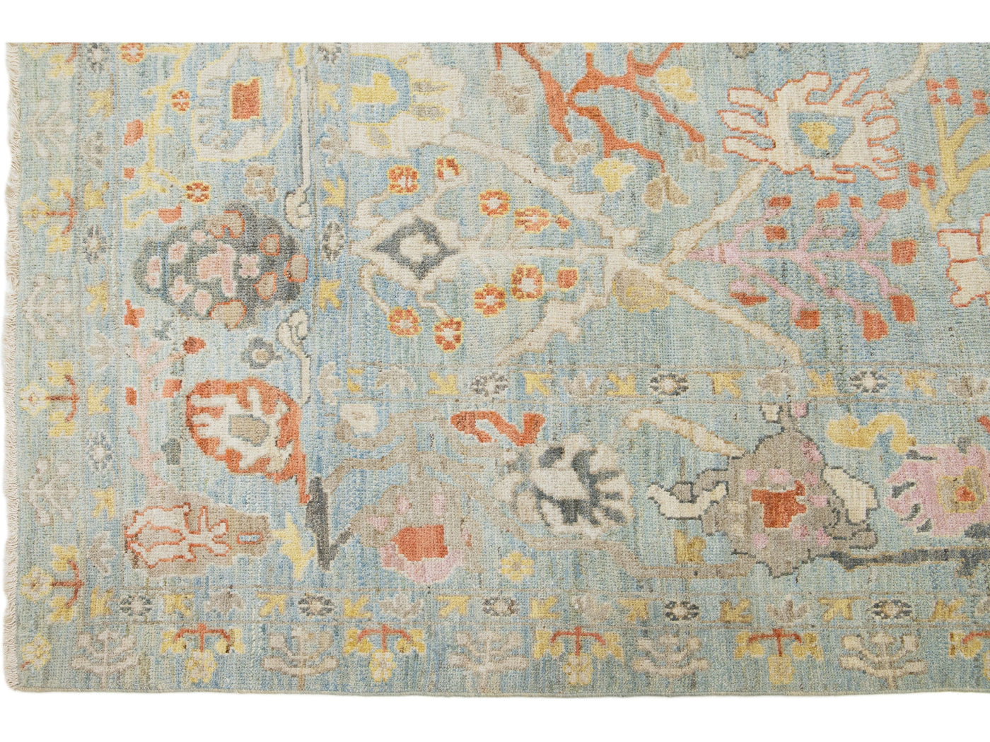 Modern Sultanabad Wool Rug 9 X 12