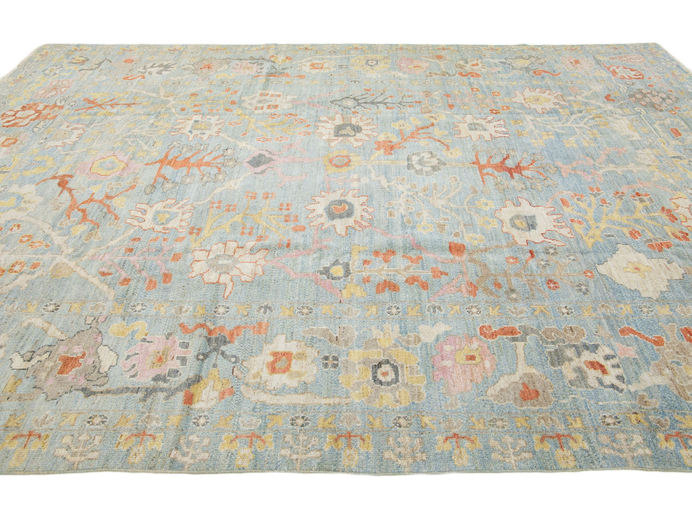 Modern Sultanabad Wool Rug 9 X 12